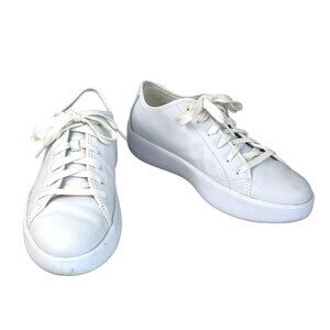 Cole Haan Womens Sz 10.5 B Grand Crosscourt Tennis Platform Optic White Sneakers